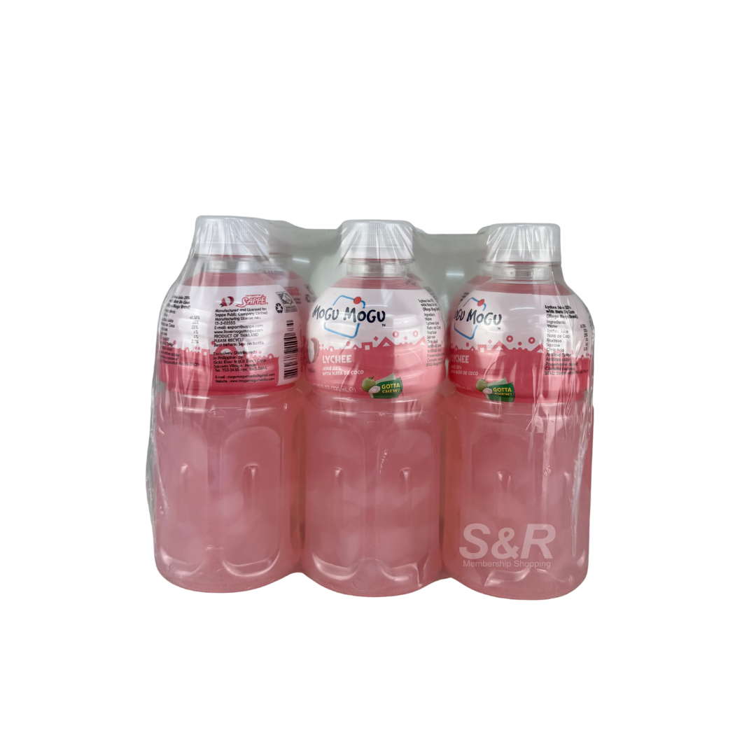 Mogu-Mogu Lychee 6 x 320mL Mogu-Mogu Lychee 6 x 320mL